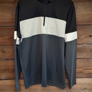 Karbon Lightweight Thermic 1/4 Zip Grey White Black Performance Ski Mid Layer